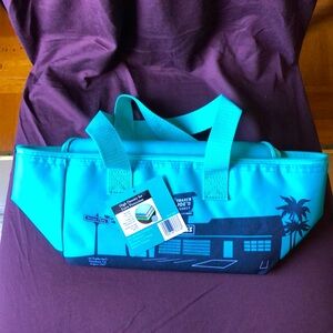 Trader Joe's mini insulated bag. Newly released. Teal color.